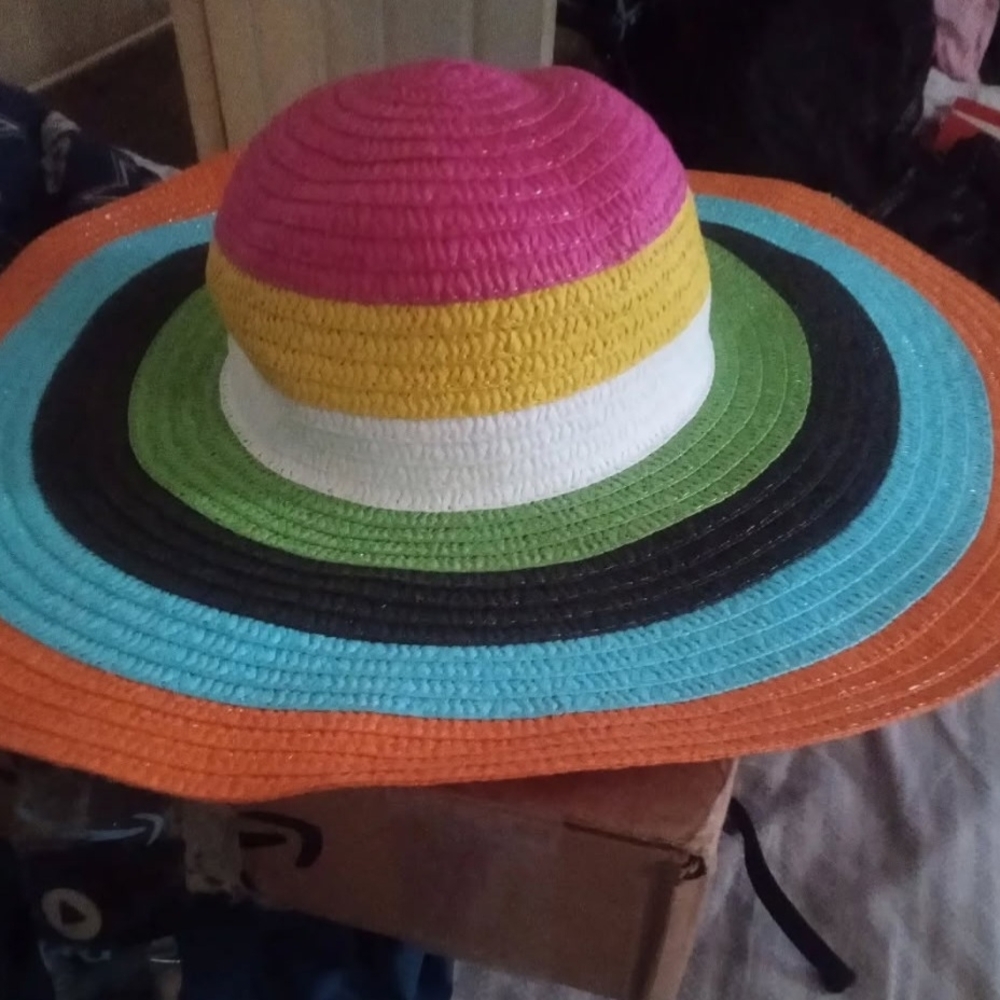 Colorful Striped Sun Hat
